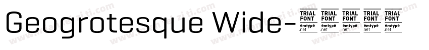 Geogrotesque Wide字体转换